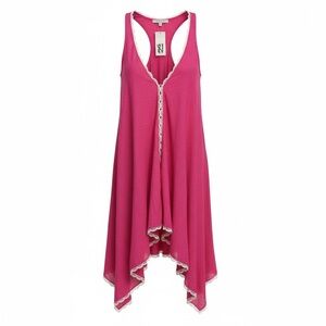 Francesca's Collections Pink Swim Coverup M/L NWT